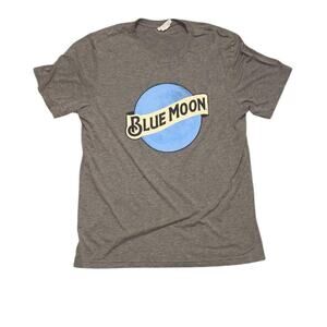 Blue Moon Graphic Tee – Black Mystical Y2K Streetwear Shirt